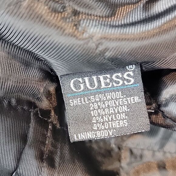 Guess single breasted peacot Size L - Picture 12 of 15